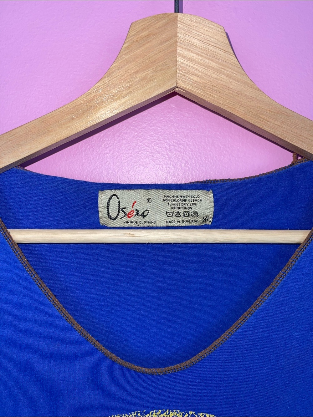 Vintage Strawberry Milk Graphic T-Shirt Royal Blue Logo Tee Women’s XL - Picture 6 of 6